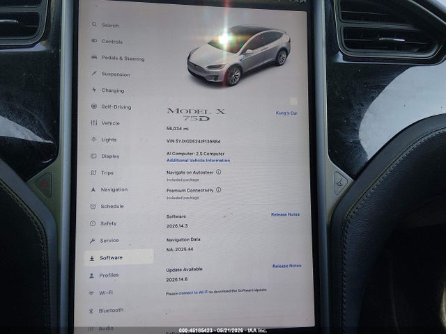 Tesla Model X 100d/75d/p100d 2018 5YJXCDE24JF136884 Image 7