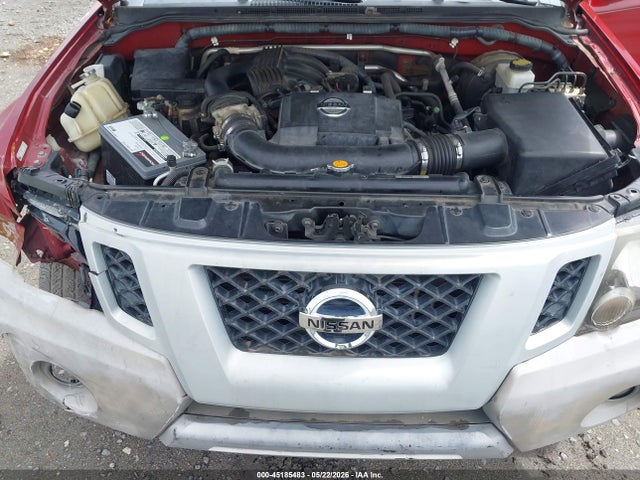 45185483 :رقم المزاد ، 5N1AN0NW2AC503317 vin ، 2010 Nissan Xterra S مزاد بيع