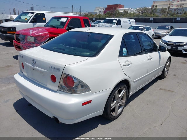 45185536 :رقم المزاد ، JTHBD182710028659 vin ، 2001 Lexus Is 300 مزاد بيع
