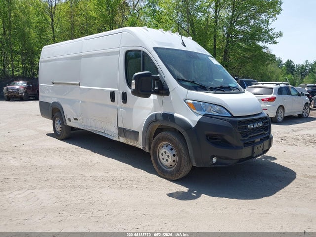 45185770 :رقم المزاد ، 3C6MRVJG3PE568851 vin ، 2023 Ram Promaster 3500 Cargo Van High Roof 159 Wb Ext مزاد بيع