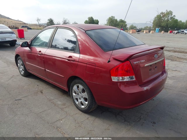Aukcja sprzedaży 2008 Kia Spectra Ex, vin: KNAFE122685584111, numer aukcji: 45185809