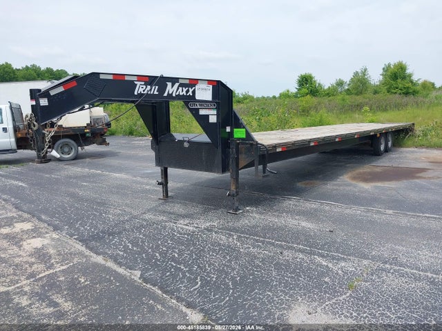 45185839 :رقم المزاد ، 4T93H4024NM402529 vin ، 2022 Trailmaxx Flatbed Gooseneck Trailer مزاد بيع