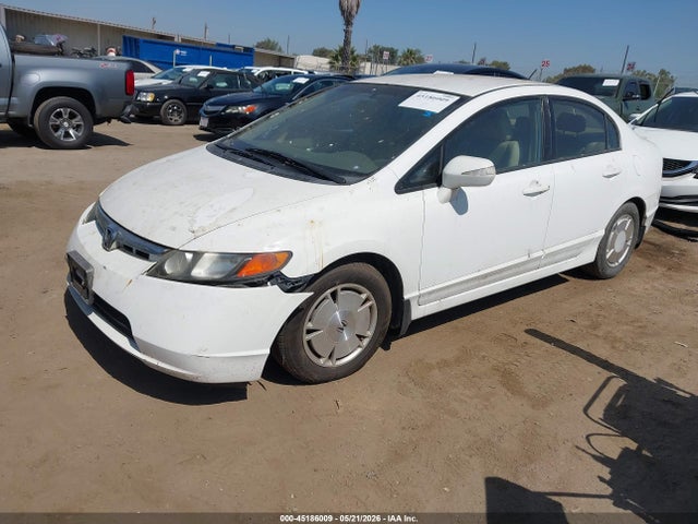 2008 Honda Civic Hybrid მანქანა იყიდება აუქციონზე, vin: JHMFA362X8S020448, აუქციონის ნომერი: 45186009