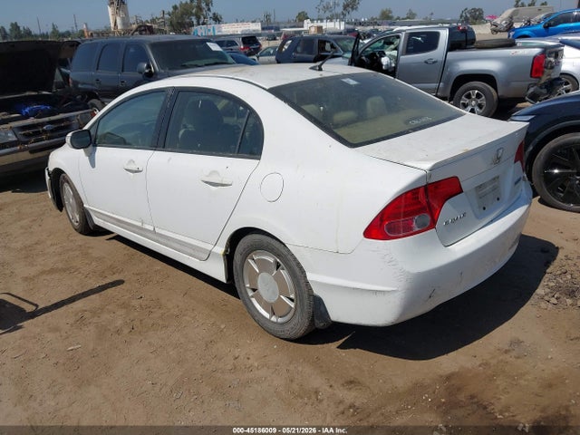 2008 Honda Civic Hybrid მანქანა იყიდება აუქციონზე, vin: JHMFA362X8S020448, აუქციონის ნომერი: 45186009