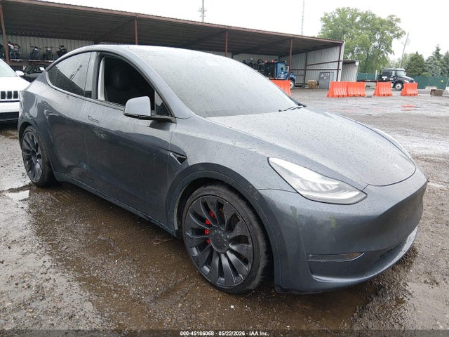 Auction sale of the 2020 Tesla Model Y Long Range Dual Motor All-wheel Drive/performance Dual Motor All-wheel Drive, vin: 5YJYGDEF1LF025353, lot number: 45186068