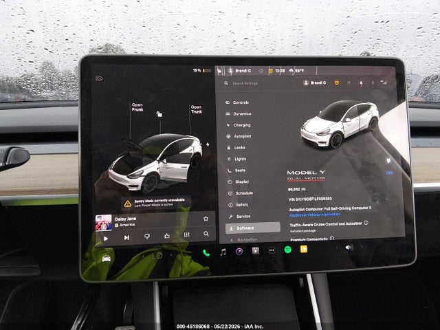 Продажа на аукционе авто 2020 Tesla Model Y Long Range Dual Motor All-wheel Drive/performance Dual Motor All-wheel Drive, vin: 5YJYGDEF1LF025353, номер лота: 45186068