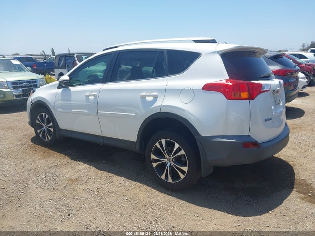 2015 Toyota Rav4 Limited მანქანა იყიდება აუქციონზე, vin: 2T3YFREV9FW207162, აუქციონის ნომერი: 45186131