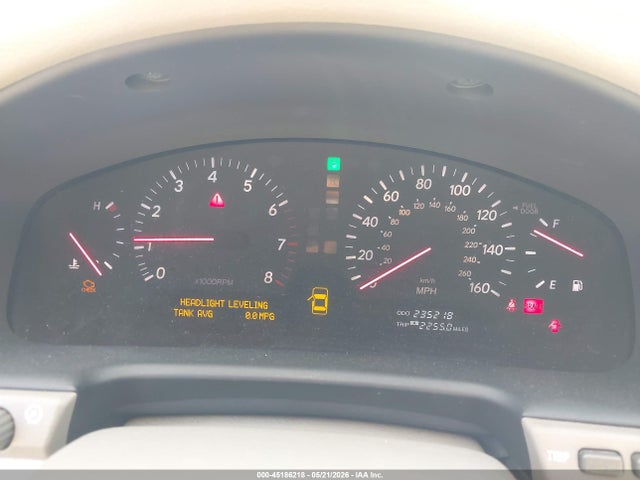 Aukcja sprzedaży 2001 Lexus Ls 430, vin: JTHBN30F210041603, numer aukcji: 45186218