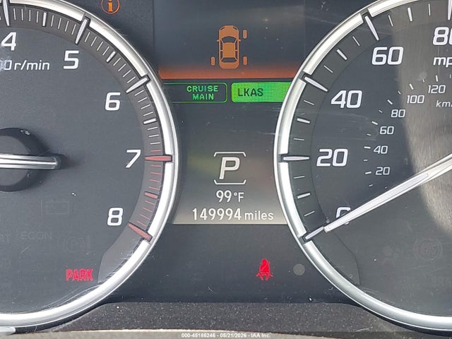 45186246 :رقم المزاد ، 19UUB1F55FA013089 vin ، 2015 Acura Tlx Tech مزاد بيع