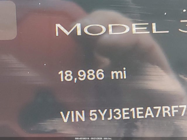 Aukcja sprzedaży 2024 Tesla Model 3 Long Range Dual Motor All-wheel Drive/rear-wheel Drive, vin: 5YJ3E1EA7RF765145, numer aukcji: 45186316