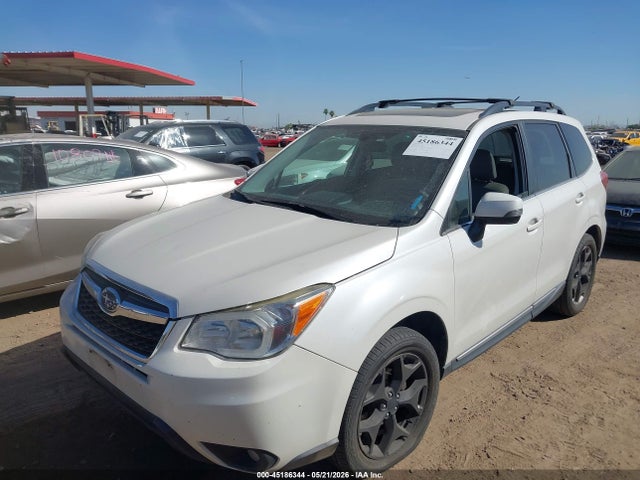 2015 Subaru Forester 2.5i Touring მანქანა იყიდება აუქციონზე, vin: JF2SJAUCXFH841285, აუქციონის ნომერი: 45186344