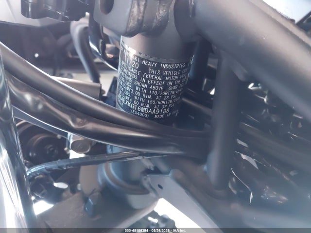 2021 Kawasaki Ex400 მანქანა იყიდება აუქციონზე, vin: JKAEXKG16MDAA9188, აუქციონის ნომერი: 45186384