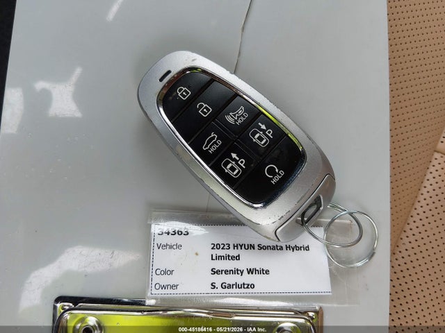 Aukcja sprzedaży 2023 Hyundai Sonata Hybrid Limited, vin: KMHL54JJ9PA078953, numer aukcji: 45186416