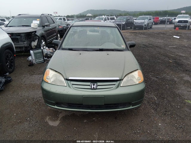 45186461 :رقم المزاد ، 2HGES16163H592219 vin ، 2003 Honda Civic Dx مزاد بيع