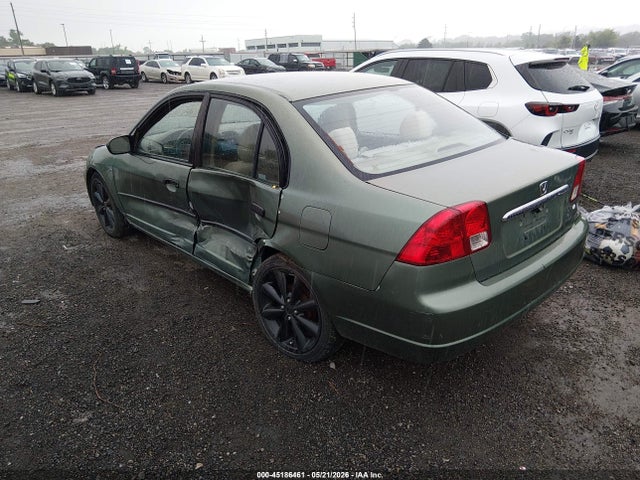 45186461 :رقم المزاد ، 2HGES16163H592219 vin ، 2003 Honda Civic Dx مزاد بيع