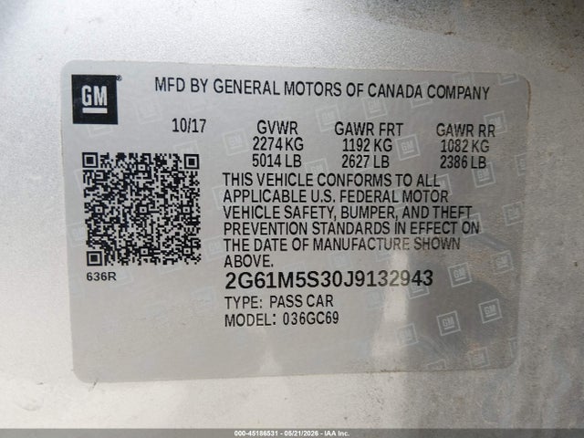 Cadillac XTS LUXURY 2018 2G61M5S30J9132943 Image 9