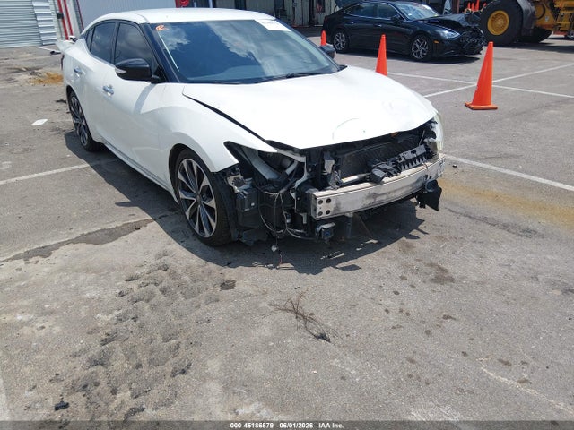 2016 Nissan Maxima 3.5 Sr მანქანა იყიდება აუქციონზე, vin: 1N4AA6AP3GC377436, აუქციონის ნომერი: 45186579