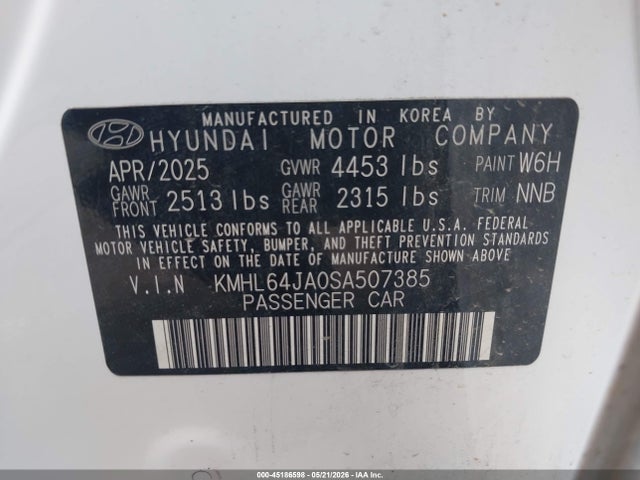 Hyundai SONATA SEL 2025 KMHL64JA0SA507385 Image 9