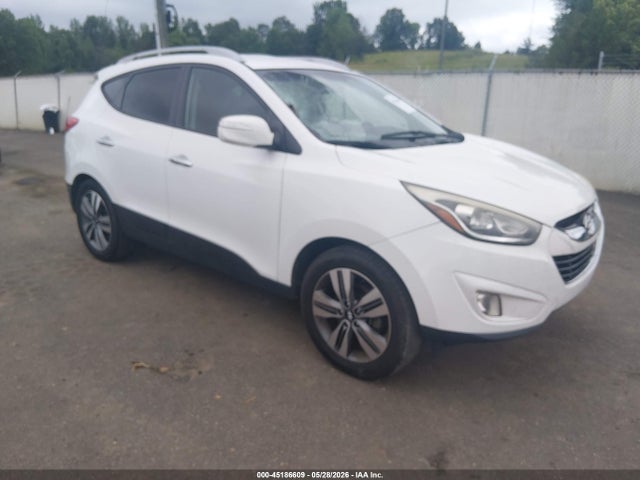 2015 Hyundai Tucson Limited მანქანა იყიდება აუქციონზე, vin: KM8JU3AG9FU986213, აუქციონის ნომერი: 45186609