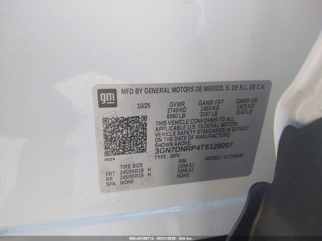 Chevrolet Equinox Ev Lt 2 2026 3GN7DNRP4TS128097 Image 9