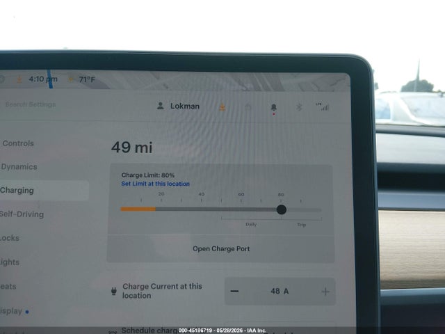 2023 Tesla Model Y Awd/long Range Dual Motor All-wheel Drive მანქანა იყიდება აუქციონზე, vin: 7SAYGDEE5PA047594, აუქციონის ნომერი: 45186719