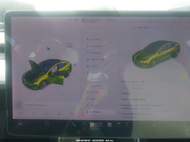 5YJ3E1EB1JF188285 Tesla Model 3 Long Range/performance