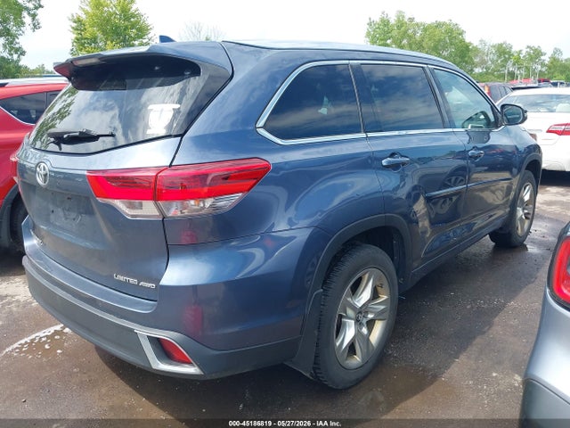 Продажа на аукционе авто 2018 Toyota Highlander Limited, vin: 5TDDZRFH7JS846827, номер лота: 45186819