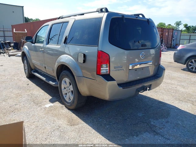 2005 Nissan Pathfinder Le მანქანა იყიდება აუქციონზე, vin: 5N1AR18U95C733219, აუქციონის ნომერი: 45186840