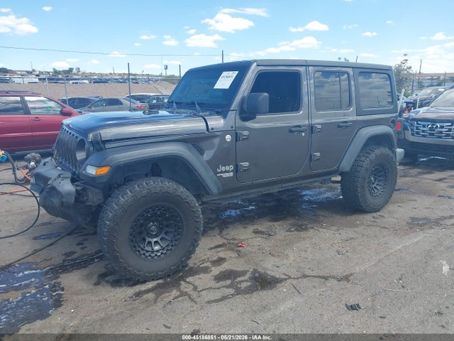 Продажа на аукционе авто 2018 Jeep Wrangler Unlimited Sport S 4x4, vin: 1C4HJXDG7JW162710, номер лота: 45186851