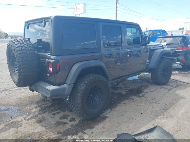 Продажа на аукционе авто 2018 Jeep Wrangler Unlimited Sport S 4x4, vin: 1C4HJXDG7JW162710, номер лота: 45186851