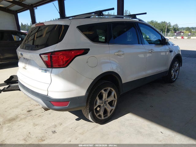 2019 Ford Escape Titanium მანქანა იყიდება აუქციონზე, vin: 1FMCU9J90KUA82600, აუქციონის ნომერი: 45187007