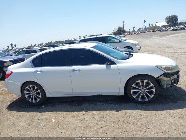 45187036 :رقم المزاد ، 1HGCR2F55EA190222 vin ، 2014 Honda Accord Sport مزاد بيع