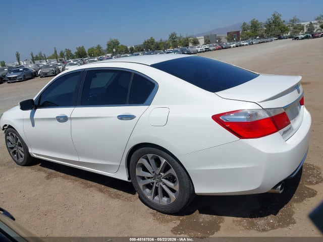 45187036 :رقم المزاد ، 1HGCR2F55EA190222 vin ، 2014 Honda Accord Sport مزاد بيع