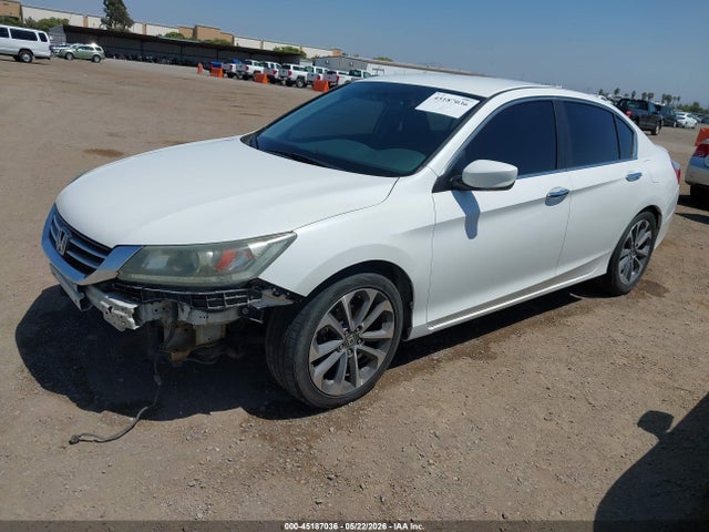 45187036 :رقم المزاد ، 1HGCR2F55EA190222 vin ، 2014 Honda Accord Sport مزاد بيع