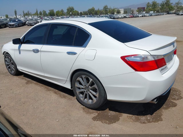 45187036 :رقم المزاد ، 1HGCR2F55EA190222 vin ، 2014 Honda Accord Sport مزاد بيع