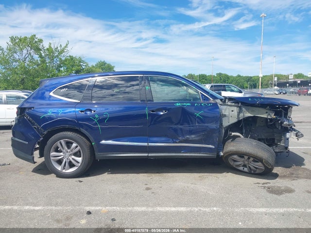 45187079 :رقم المزاد ، 5J8YE1H3XNL016531 vin ، 2022 Acura Mdx Standard مزاد بيع