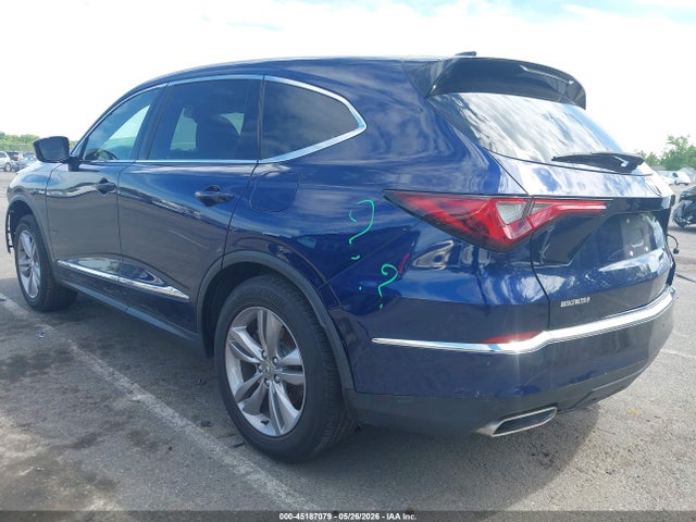 45187079 :رقم المزاد ، 5J8YE1H3XNL016531 vin ، 2022 Acura Mdx Standard مزاد بيع