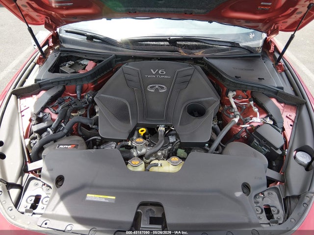 JN1FV7LK5NM660393 Infiniti Q60 Red Sport 400