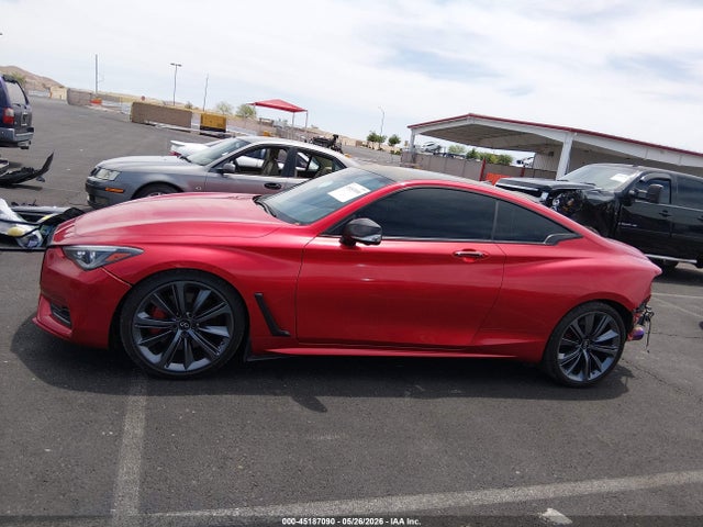 JN1FV7LK5NM660393 Infiniti Q60 Red Sport 400