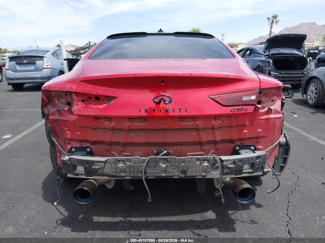 JN1FV7LK5NM660393 Infiniti Q60 Red Sport 400