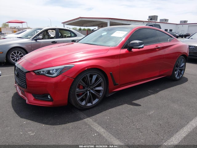 JN1FV7LK5NM660393 Infiniti Q60 Red Sport 400