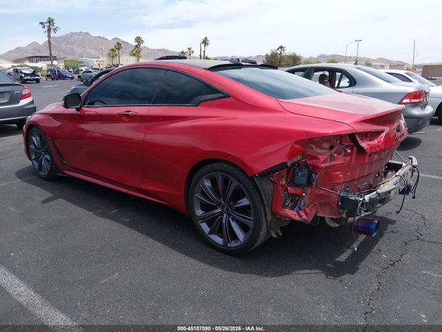 JN1FV7LK5NM660393 Infiniti Q60 Red Sport 400