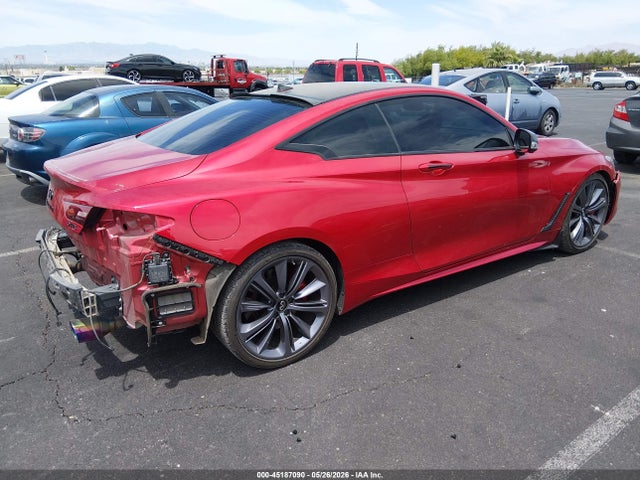 JN1FV7LK5NM660393 Infiniti Q60 Red Sport 400