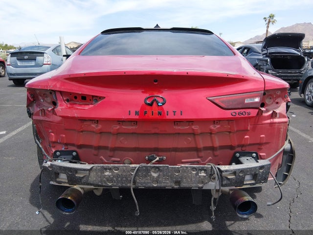 JN1FV7LK5NM660393 Infiniti Q60 Red Sport 400
