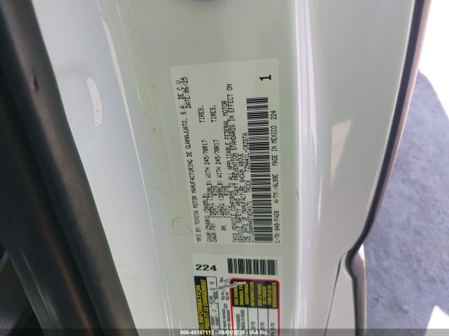 45187112 :رقم المزاد ، 3TYJDAHN4ST034171 vin ، 2025 Toyota Tacoma Sr مزاد بيع