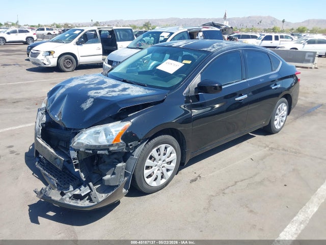 2014 Nissan Sentra Fe+ S/fe+ Sv/s/sl/sr/sv მანქანა იყიდება აუქციონზე, vin: 1N4AB7AP5EN851651, აუქციონის ნომერი: 45187137