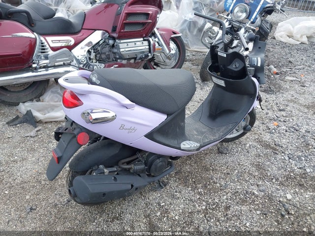 45187170 :رقم المزاد ، RFVPAP5A2R1135497 vin ، 2024 Genuine Scooter Co. Buddy 50 مزاد بيع