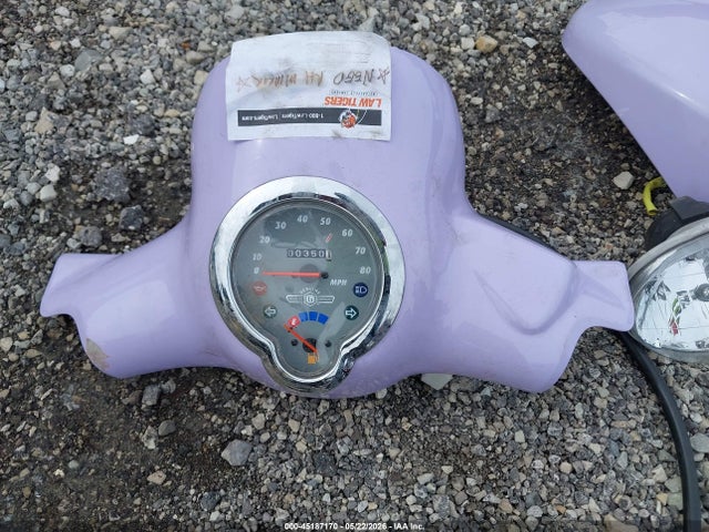 45187170 :رقم المزاد ، RFVPAP5A2R1135497 vin ، 2024 Genuine Scooter Co. Buddy 50 مزاد بيع