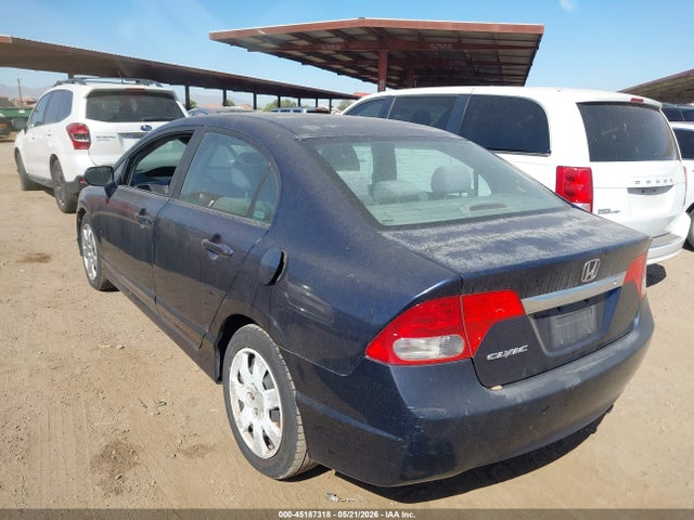 2009 Honda Civic Lx მანქანა იყიდება აუქციონზე, vin: 19XFA16579E028284, აუქციონის ნომერი: 45187318