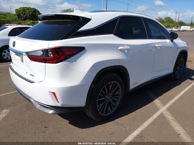 2018 Lexus Rx 450h მანქანა იყიდება აუქციონზე, vin: 2T2BGMCA6JC022572, აუქციონის ნომერი: 45187332